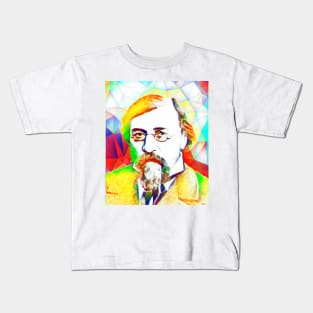 Nikolay Chernyshevsky Colourful Portrait | Nikolay Chernyshevsky Artwork 11 Kids T-Shirt